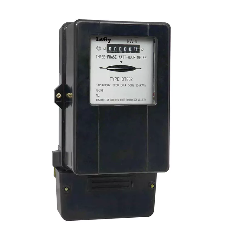 Medidor de energia eletromecânica trifásica de três fios